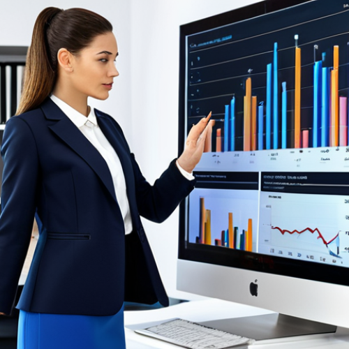 Home 9 **
"A professional fashion coordinator in a modern, well-lit office, analyzing data on a large screen displaying fashion trends. She is fully clothed in appropriate business attire, a stylish blazer and modest skirt. The background includes charts and graphs related to fashion analytics. safe for work, appropriate content, professional, perfect anatomy, correct proportions, well-formed hands, proper finger count, natural body proportions, high quality, professional photography, family-friendly."
**