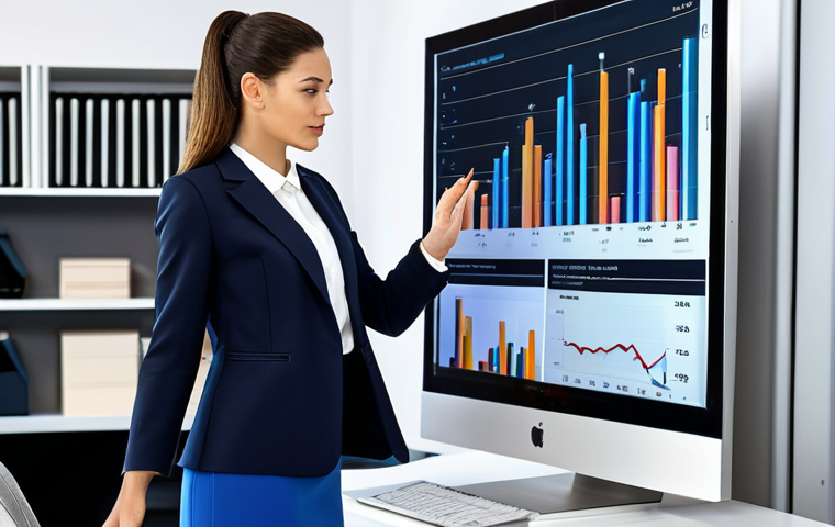 **
"A professional fashion coordinator in a modern, well-lit office, analyzing data on a large screen displaying fashion trends. She is fully clothed in appropriate business attire, a stylish blazer and modest skirt. The background includes charts and graphs related to fashion analytics. safe for work, appropriate content, professional, perfect anatomy, correct proportions, well-formed hands, proper finger count, natural body proportions, high quality, professional photography, family-friendly."
**